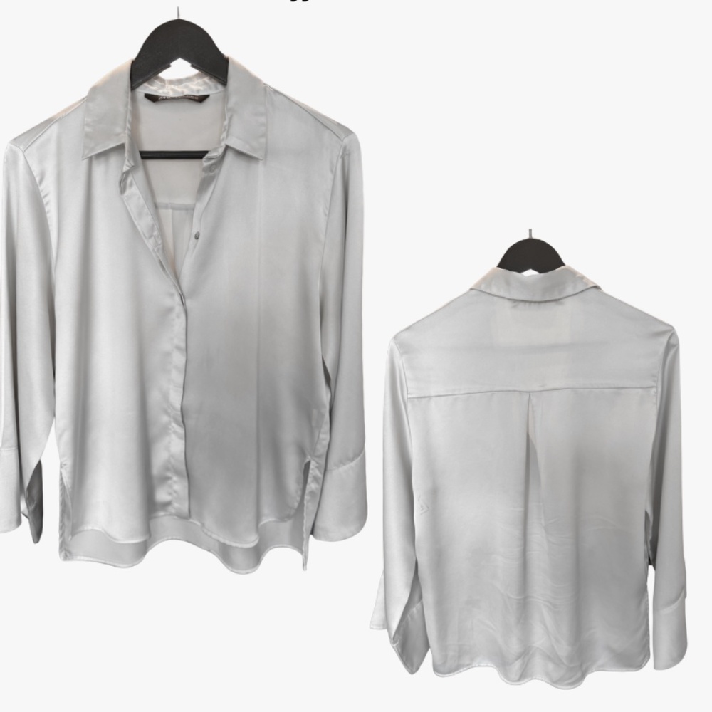 ZARA silk effect kimono